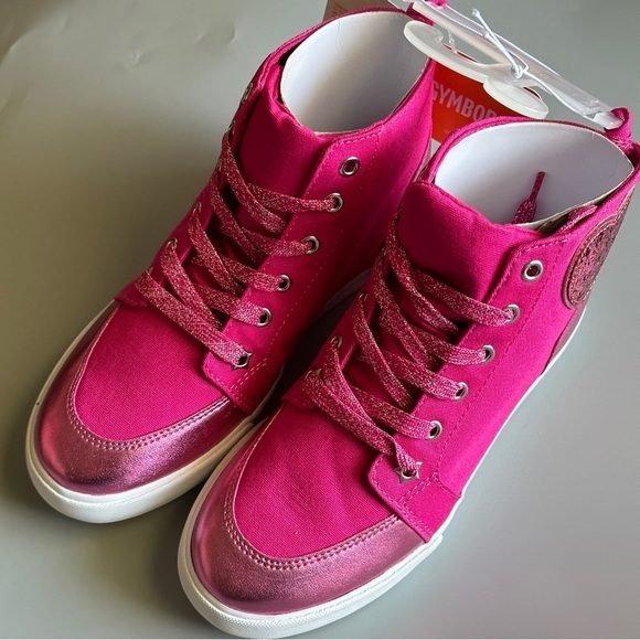 Gymboree Cosmic Club Pink High Tops Sneakers  Little Girls Size 3 Brand … - Picture 10 of 12